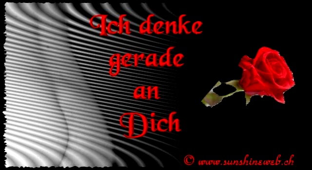 ich denke gerade an dich